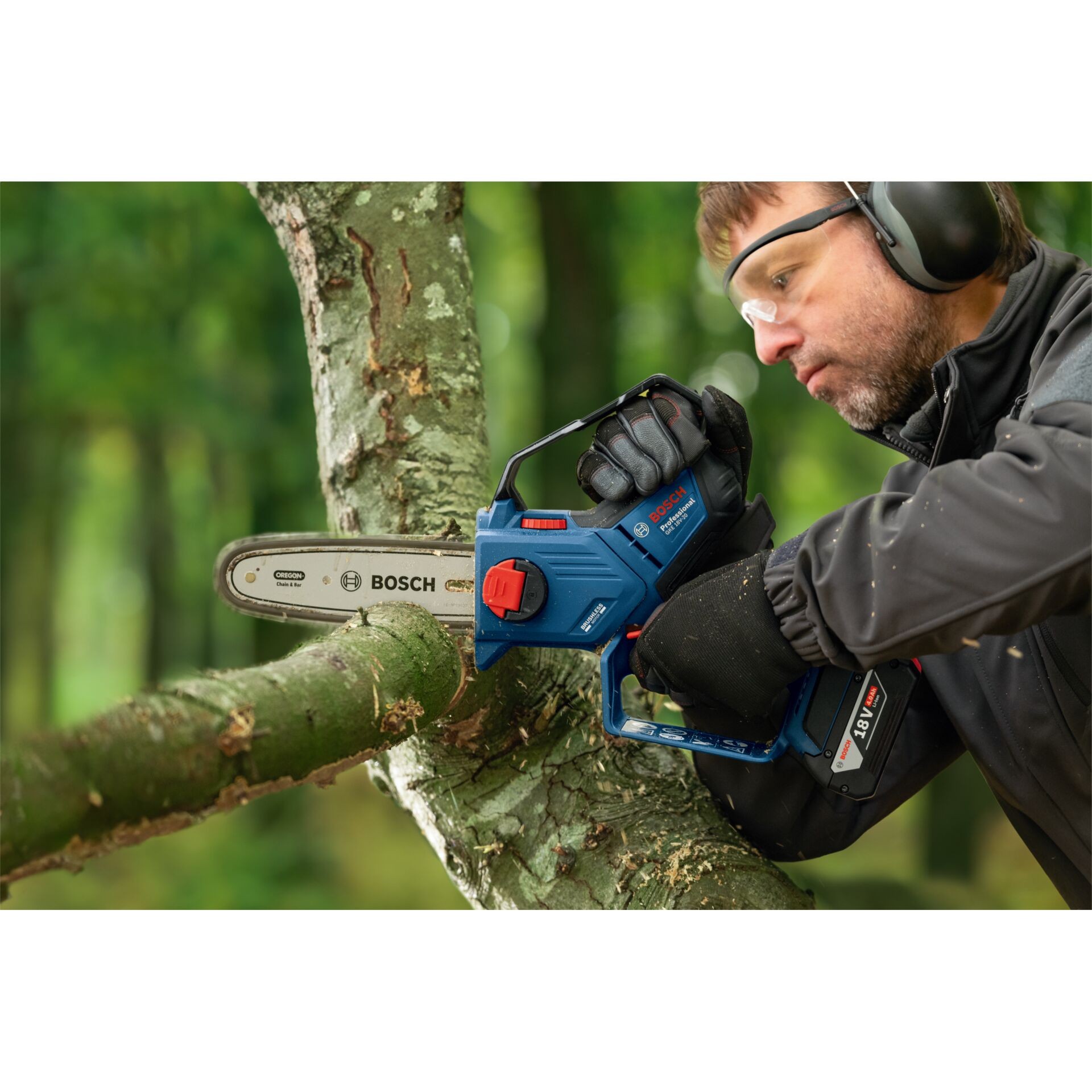 4 Sägeketten passend für Bosch GKE 18V-40 | 40cm 3/8LP 57TG 1,1mm | Kettenshop - Sägeketten billiger