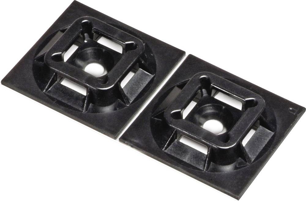 Panduit Befestigungssockel ABM2S-AT-C0 mit Acrylat Kleber Schwarz