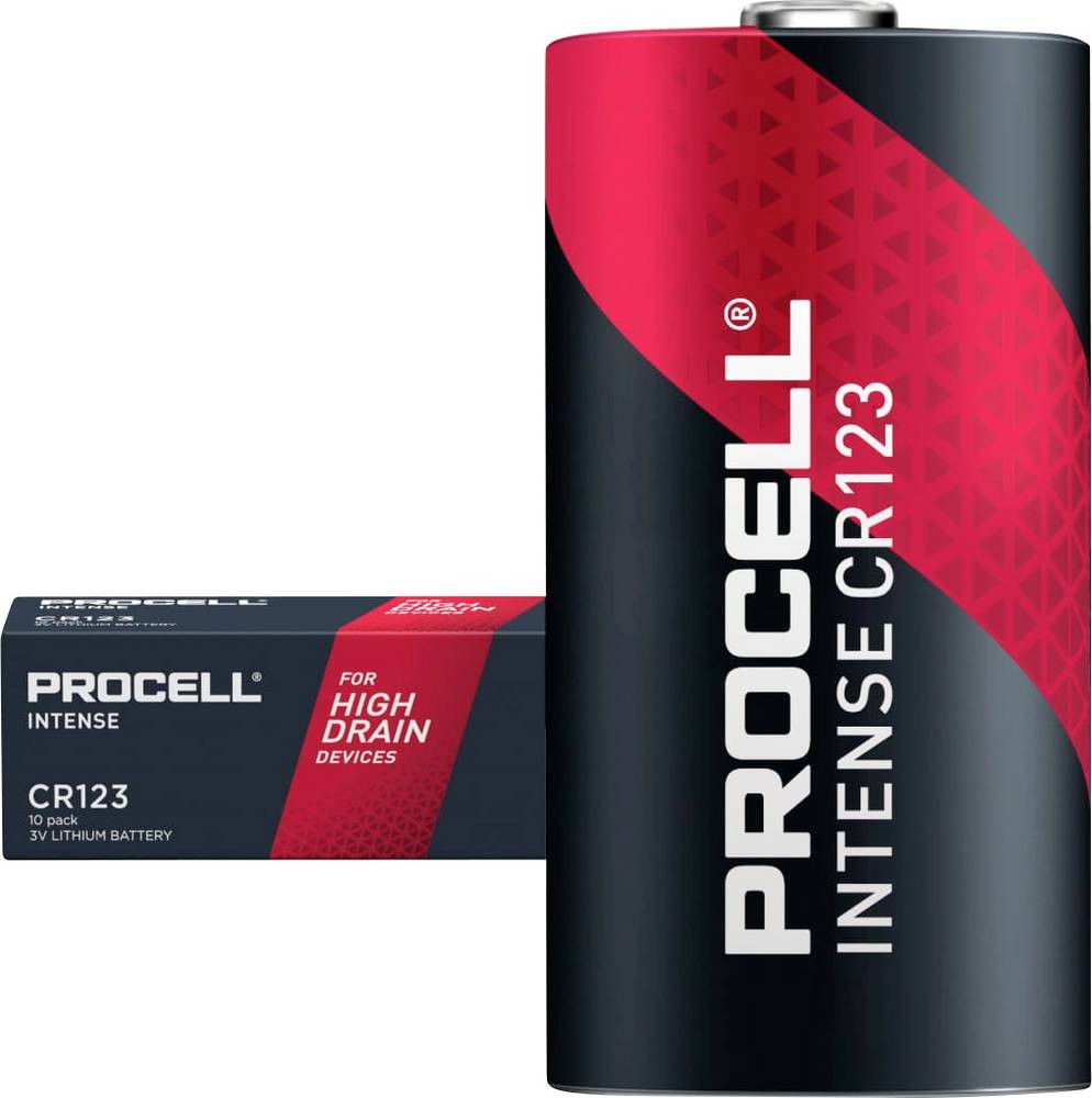 PROCELL Intense Fotobatterie CR123A Lithium 920 mAh 3V 10St.