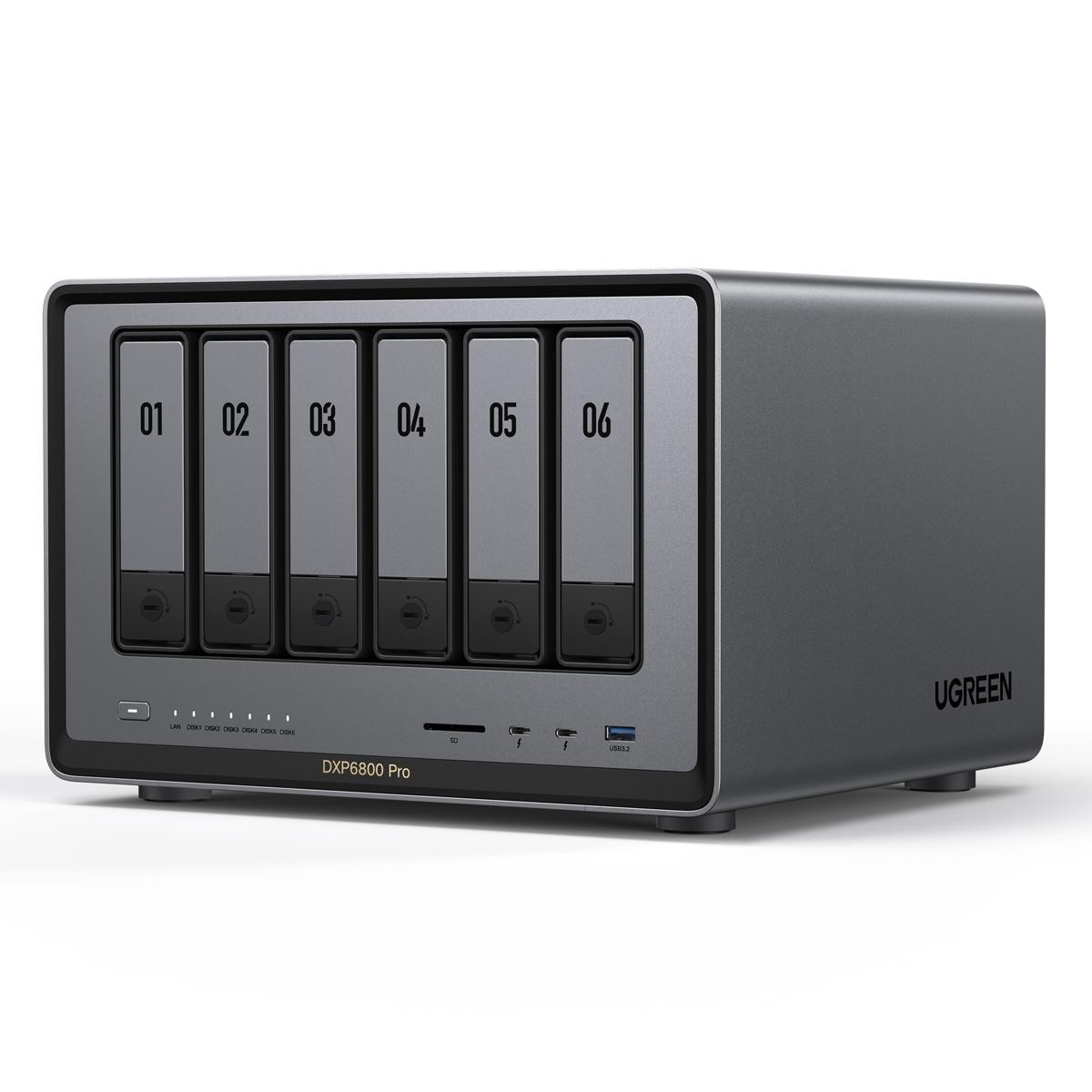 Ugreen DXP6800 Pro NAS Desktop Intel Core i5 8 GB DDR5 Grey,
