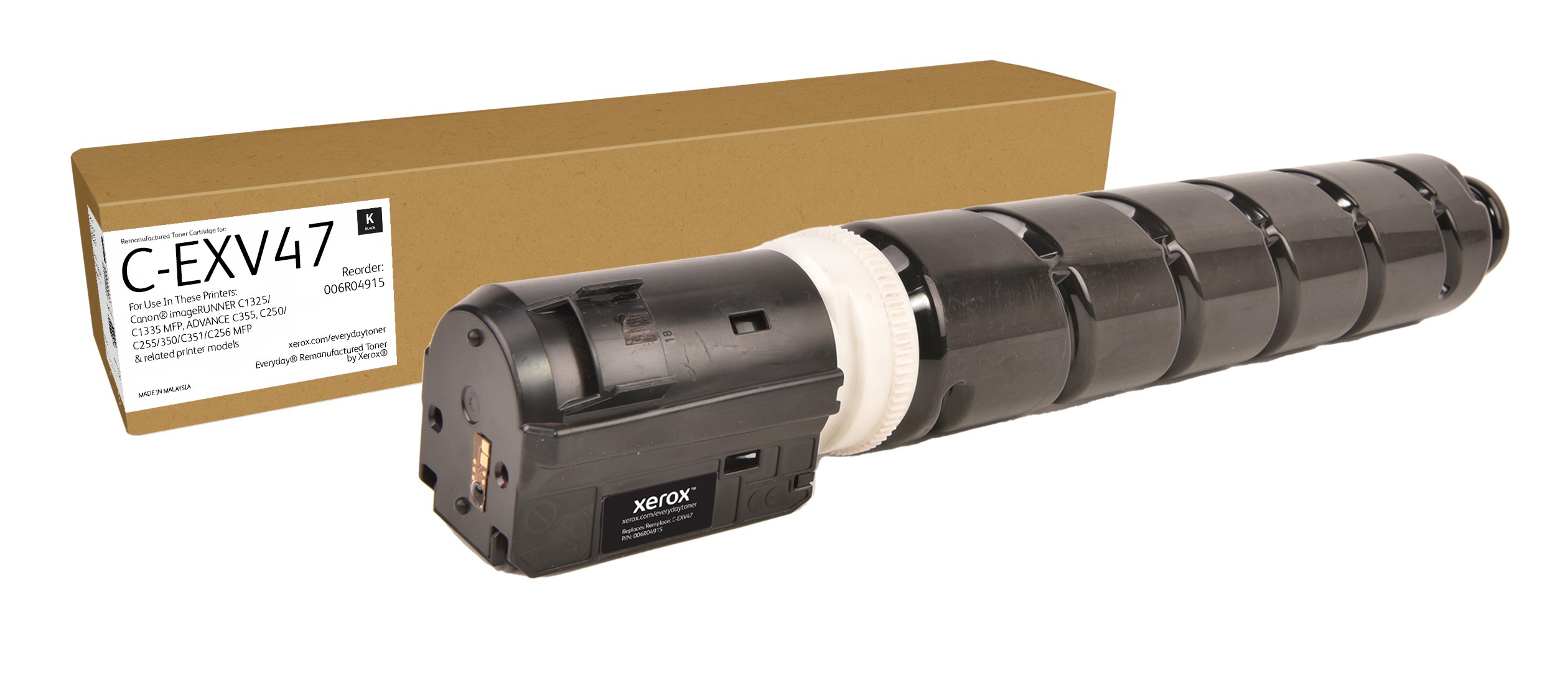Everyday Black Remanufactured Toner by Xerox compatible with Canon