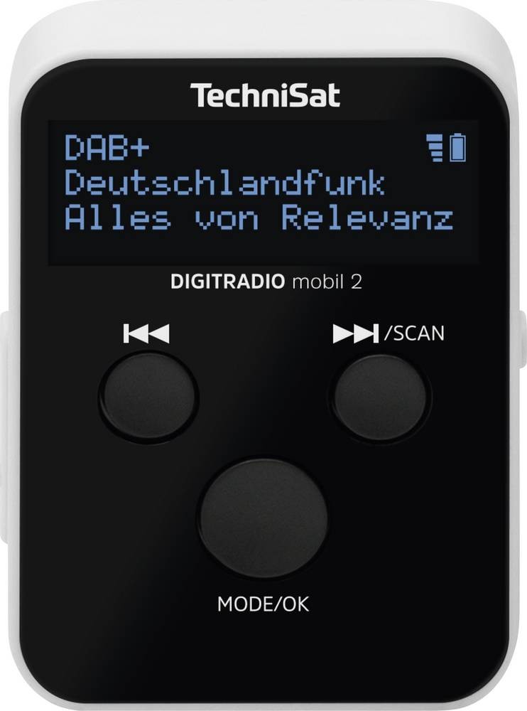 TechniSat DIGITRADIO mobil 2 Portable Analog & digital Black, White -