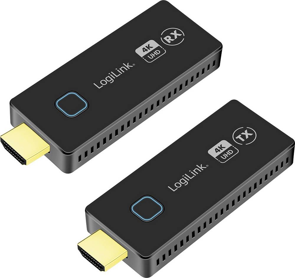 LogiLink HDW0102 moltiplicatore AV Trasmettitore e ricevitore AV Nero