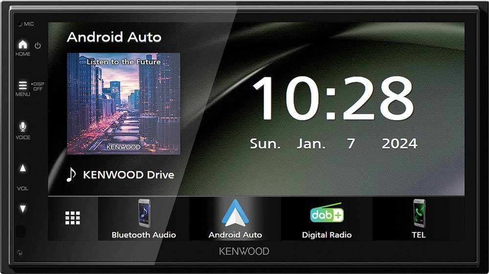 Kenwood DMX6523DABS car media receiver Black Wi-Fi Bluetooth -
