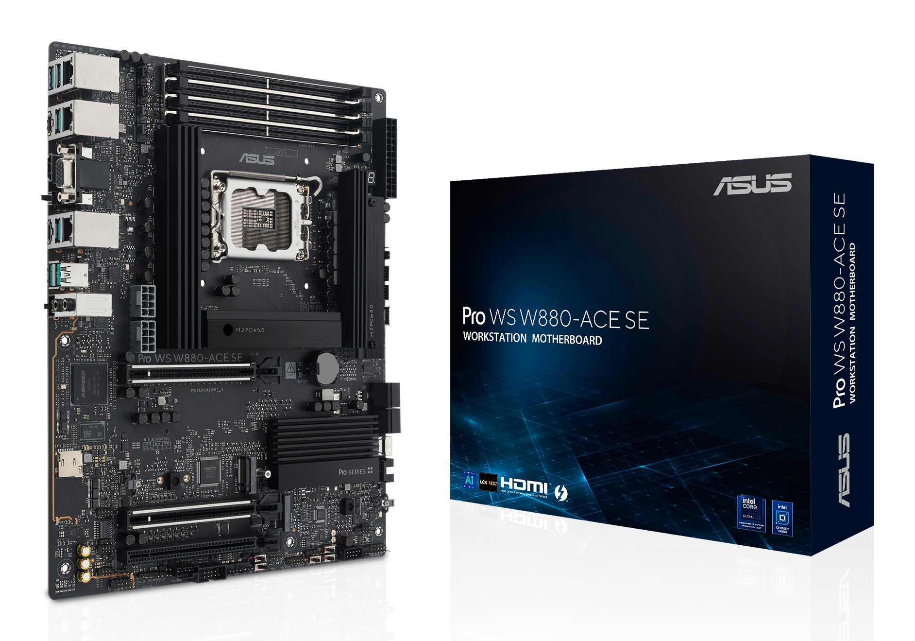 ASUS PRO WS W880-ACE SE Intel W880 LGA 1851 (Socket V1) ATX - ASUS