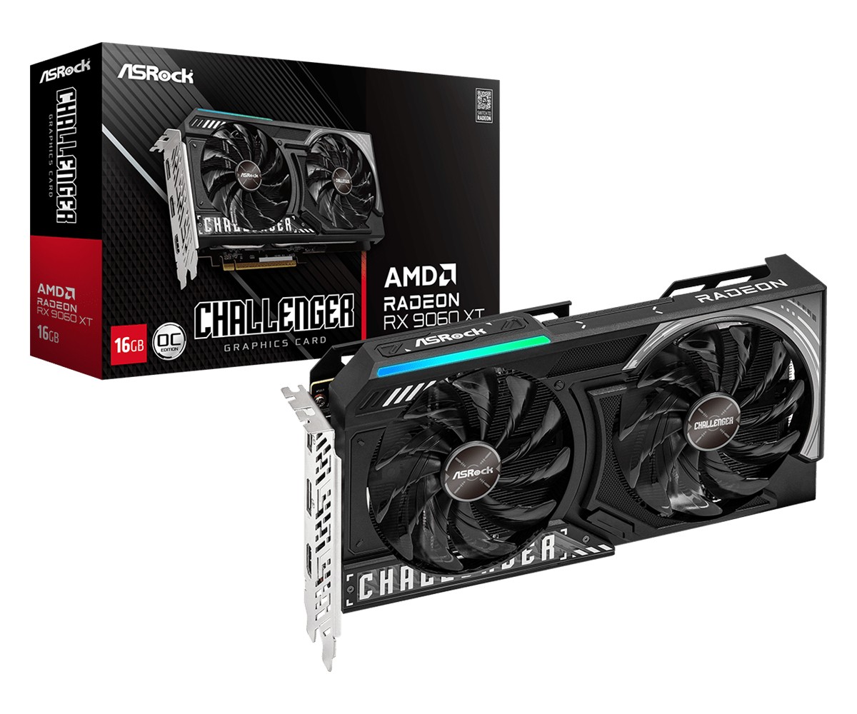 RX 9060 XT 16GB ASRock Radeon Challenger OC GDDR6