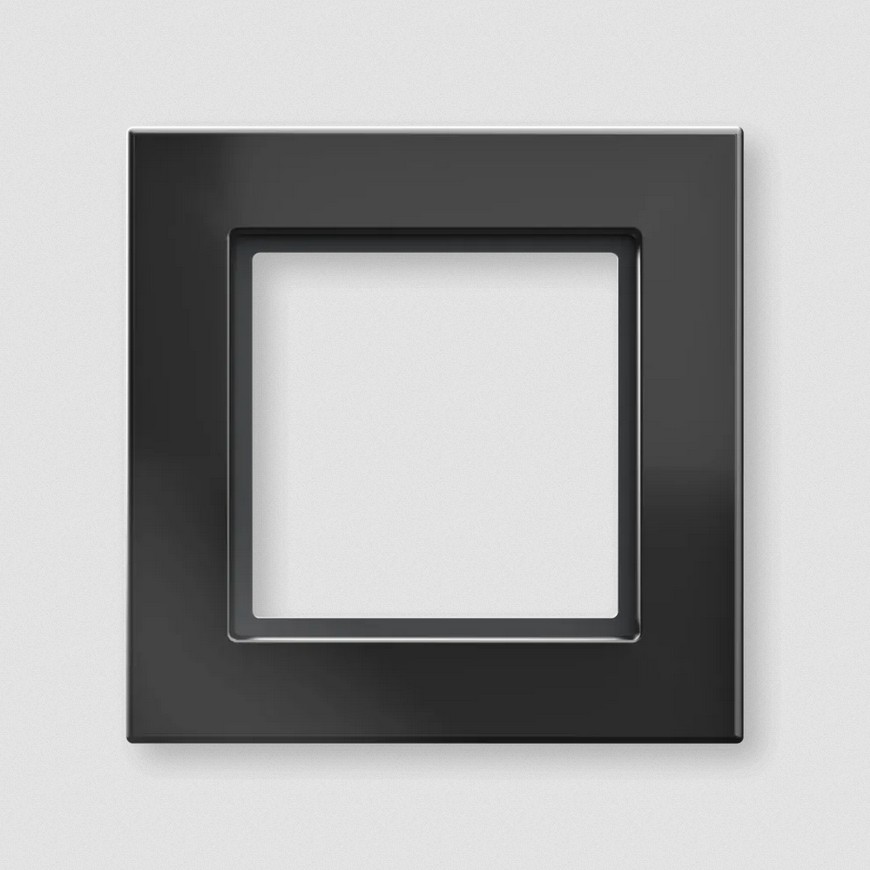 Homematic IP Glasrahmen 1-fach, black