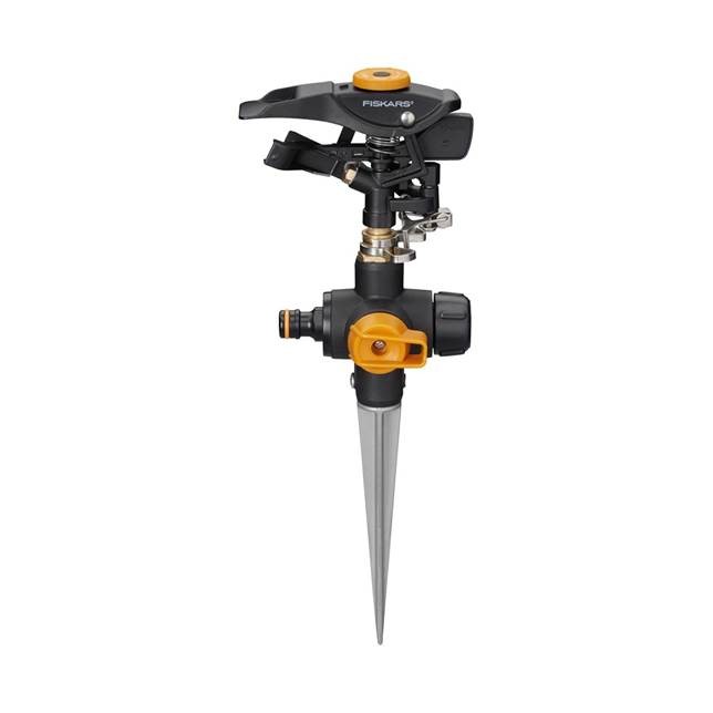 Fiskars 1027029 water sprinkler Pulse water sprinkler Metal Black,