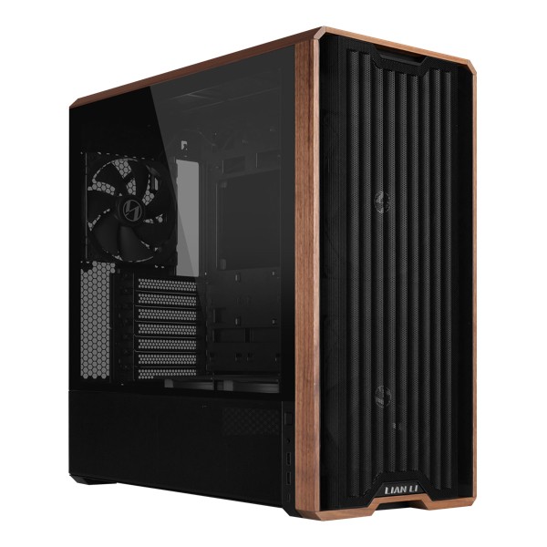 Lian Li Lancool LAN217X computer case Midi Tower Nero, Legno - Lian