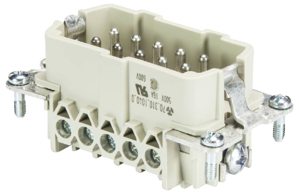 Wieland Electric 70.312.1040.0 Steckereinsatz Gesamtpolzahl 10 10St.