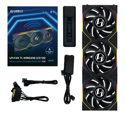 Lian Li 12TLLCD1W3B système de refroidissement dordinateur