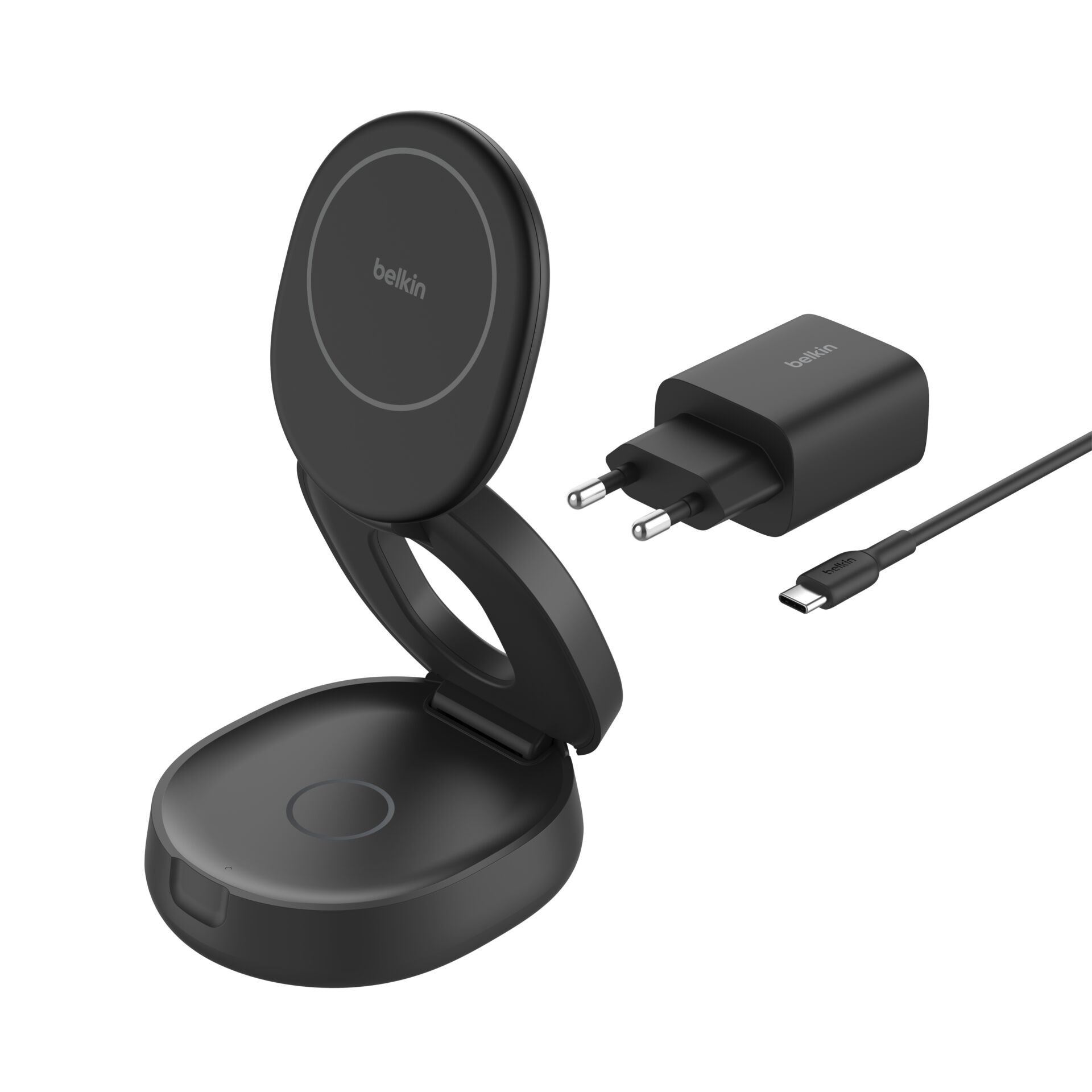 Belkin WIZ035kqBK Headphones, Smartphone Black USB Wireless charging