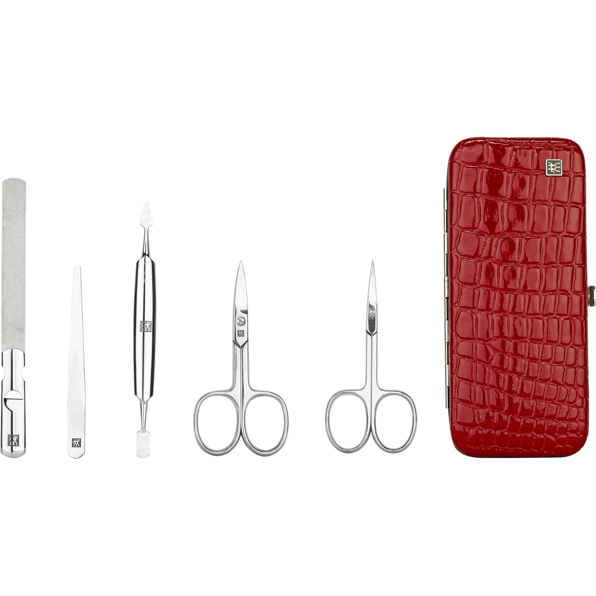 Zwilling Maniküre Pediküre Set 5tlg. avec Nagelschere, cuir