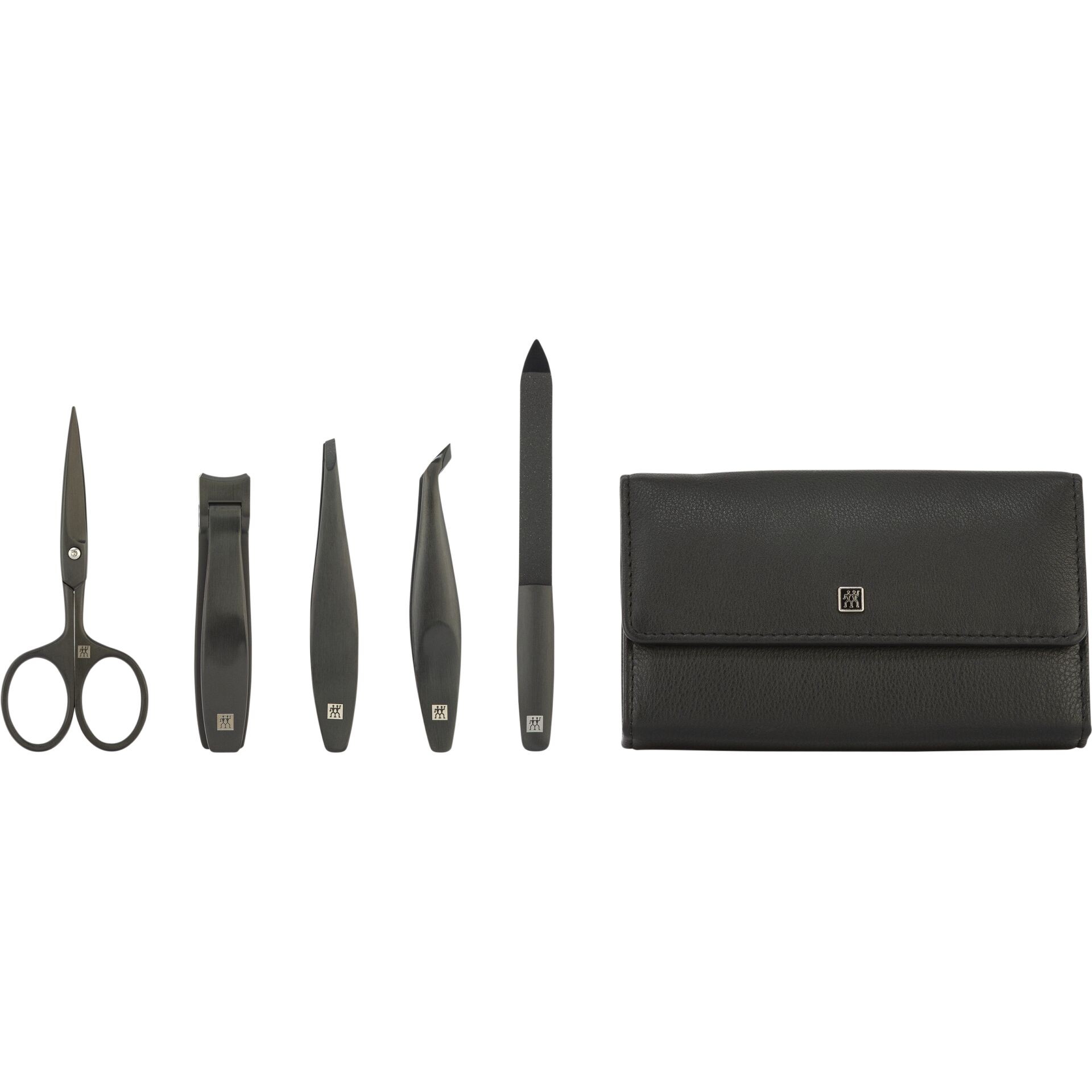 Zwilling Maniküre-Set leather 5tlg. black