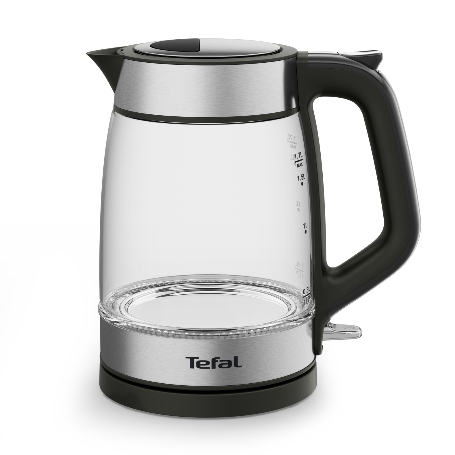 Tefal Glass Kettle KI605830 electric kettle 1.7 L 2200 W Black,
