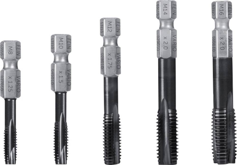 Fein 63110046010 VARIO Gewindebohrer metrisch M8, M10, M12, M14, M16