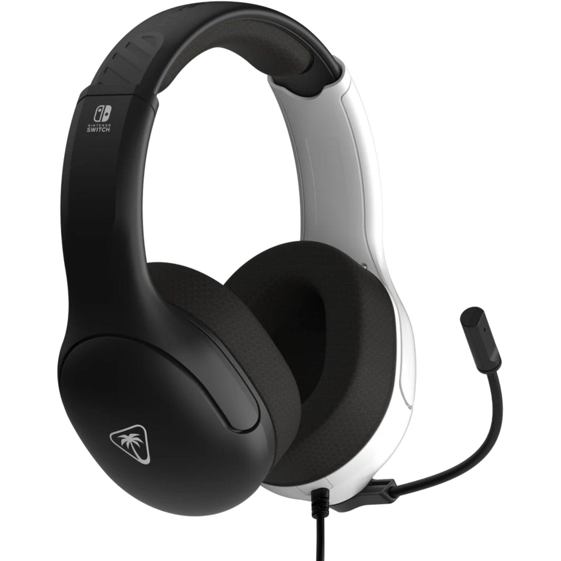 Turtle Beach Airlite Fit Black and White Wired Gaming Headset with