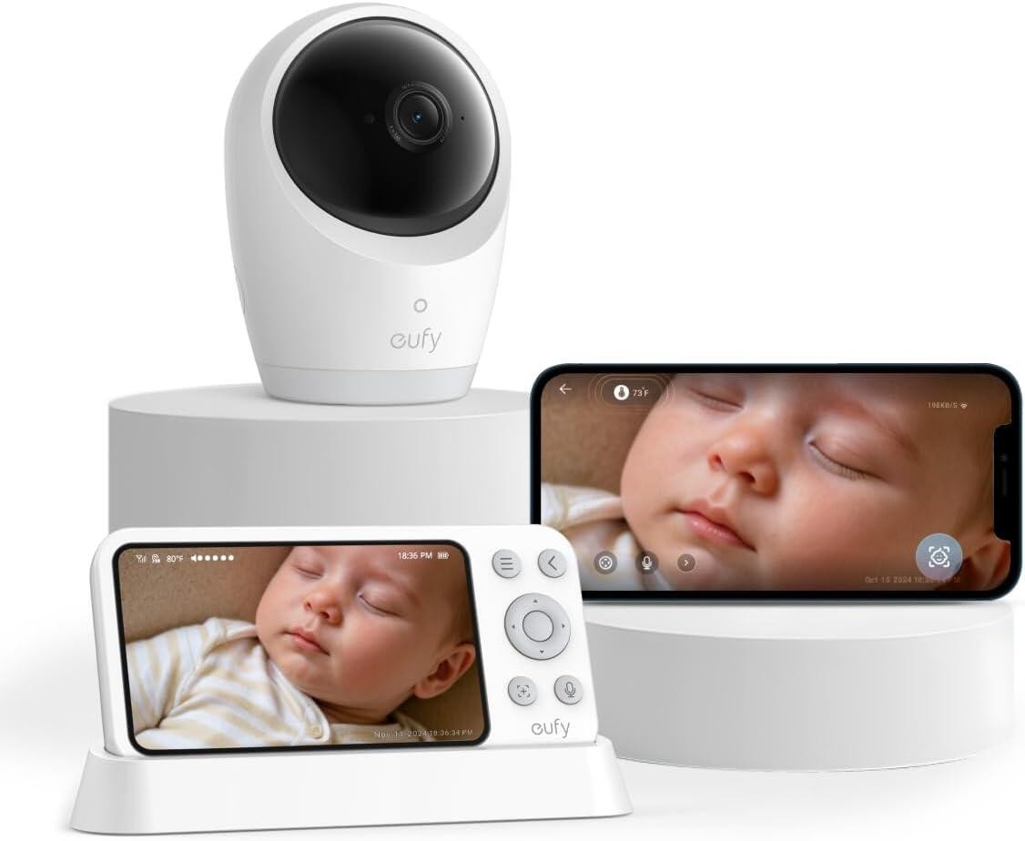Eufy Baby Monitor E21 Black, White - Eufy Baby Monitor E21, Camera,