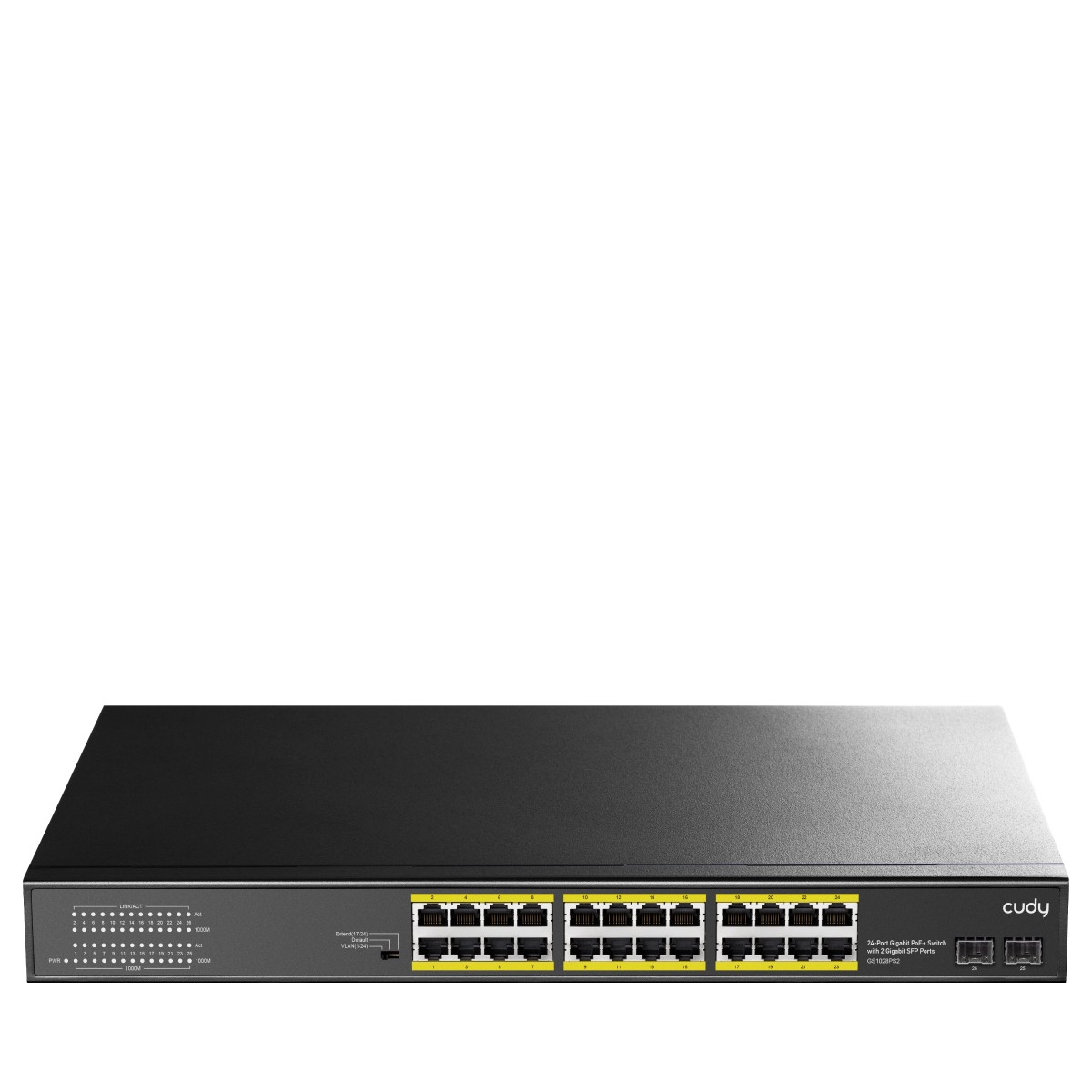 Cudy GS1028PS2 network switch Gigabit Ethernet (10/100/1000) Power