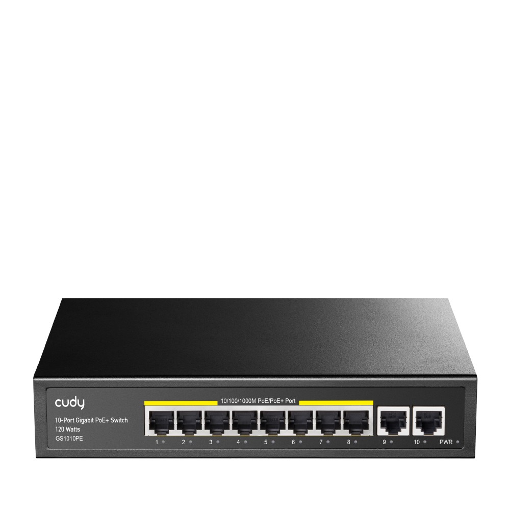 Cudy GS1010PE commutateur réseau Non-géré Gigabit Ethernet (10/100/