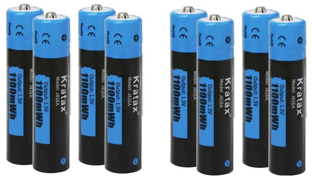 Hixon J816 Micro (AAA)-Akku Li-Ion 750 mAh 1.5V 8St.