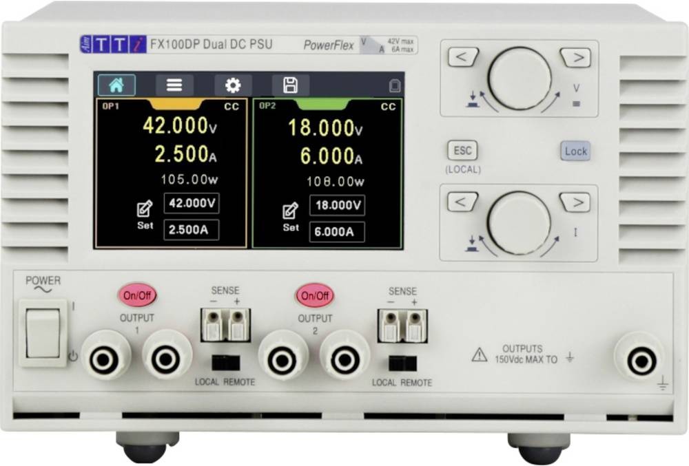 Aim TTi FX100DP Labornetzgerät, einstellbar 0 - 42V 1mA - 6A 210W