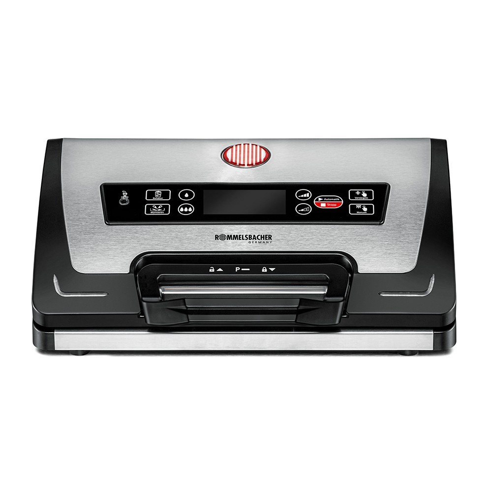 Rommelsbacher VAC 585 vacuum sealer 900 mbar Black, Stainless steel -