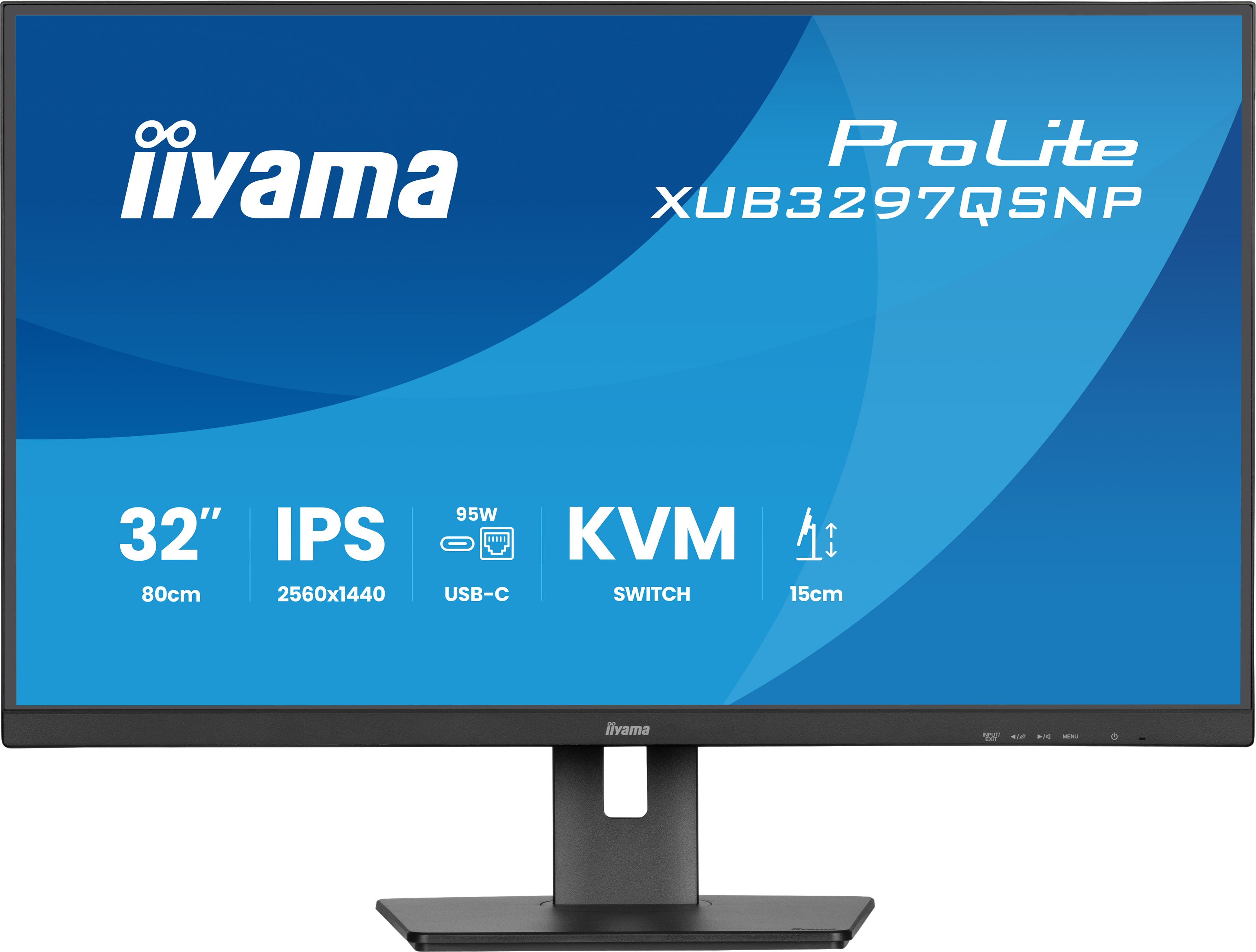 iiyama ProLite XUB3297QSNP-B1 écran plat de PC 81,3 cm (32") 2560 x