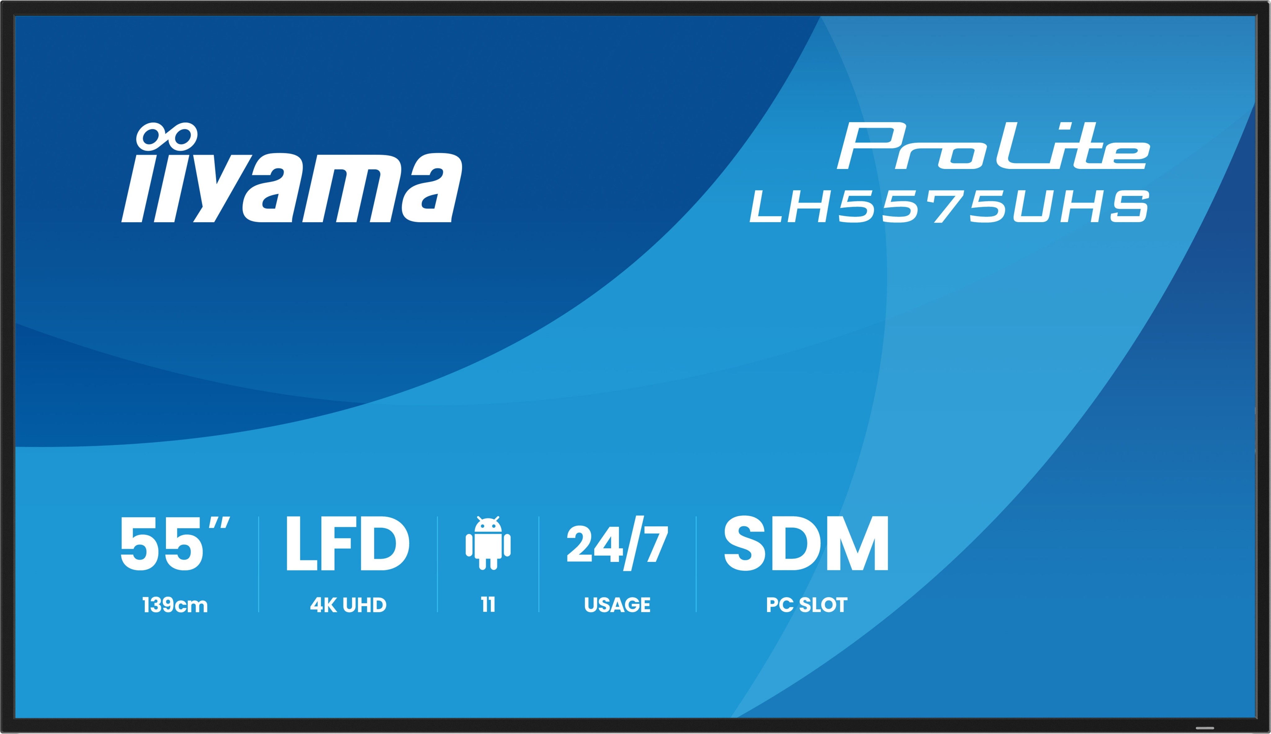 iiyama LH5575UHS-B2AG pantalla de señalización Pantalla plana para