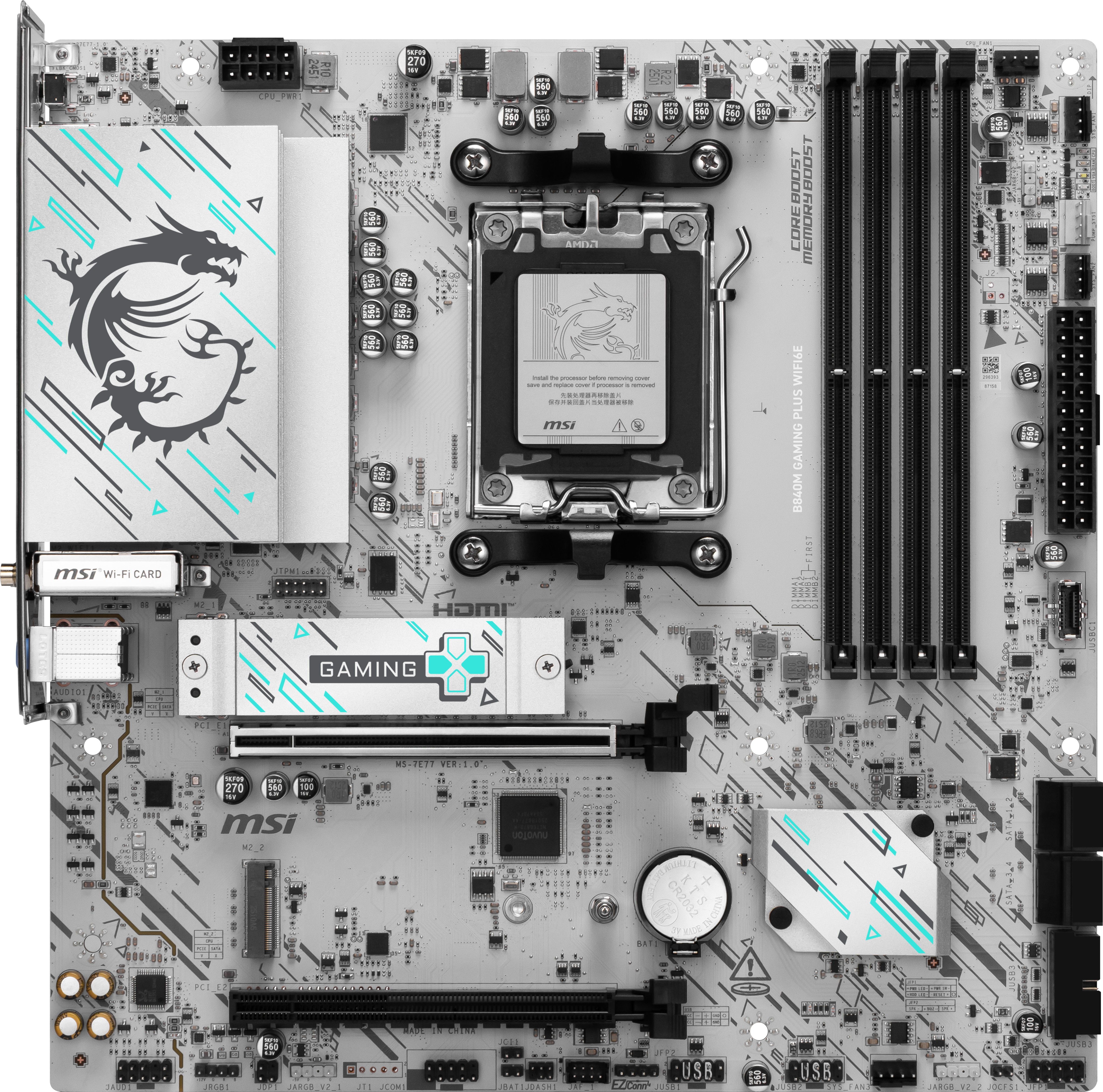 MSI B840M GAMING PLUS WIFI6E