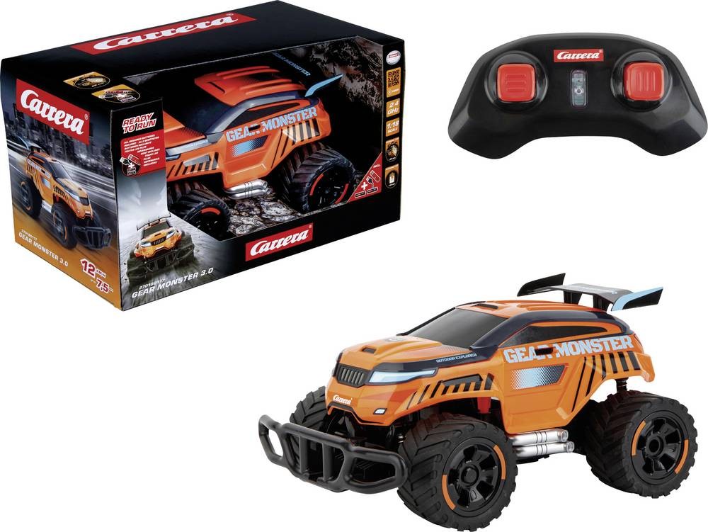Carrera 370180117 Gear Monster 3.0 RC Einsteiger Modellauto Elektro