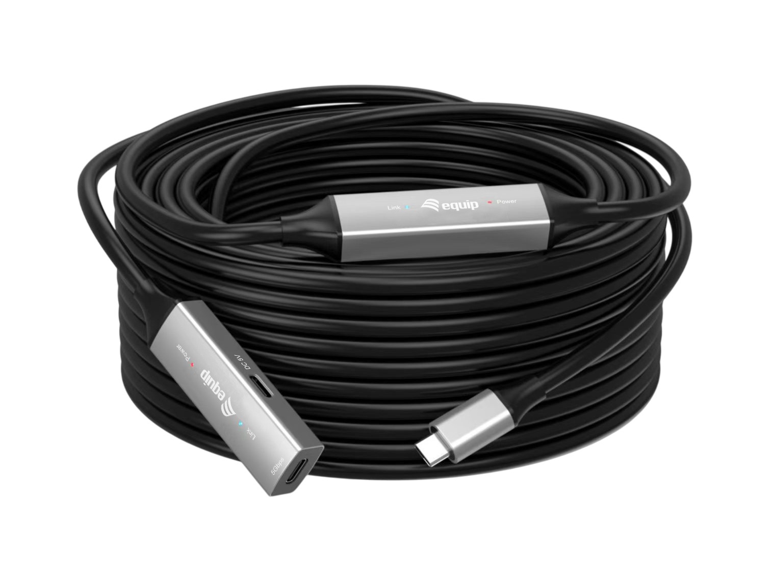Equip 133358 cavo USB USB 3.2 Gen 1 (3.1 Gen 1) 15 m USB C Nero -
