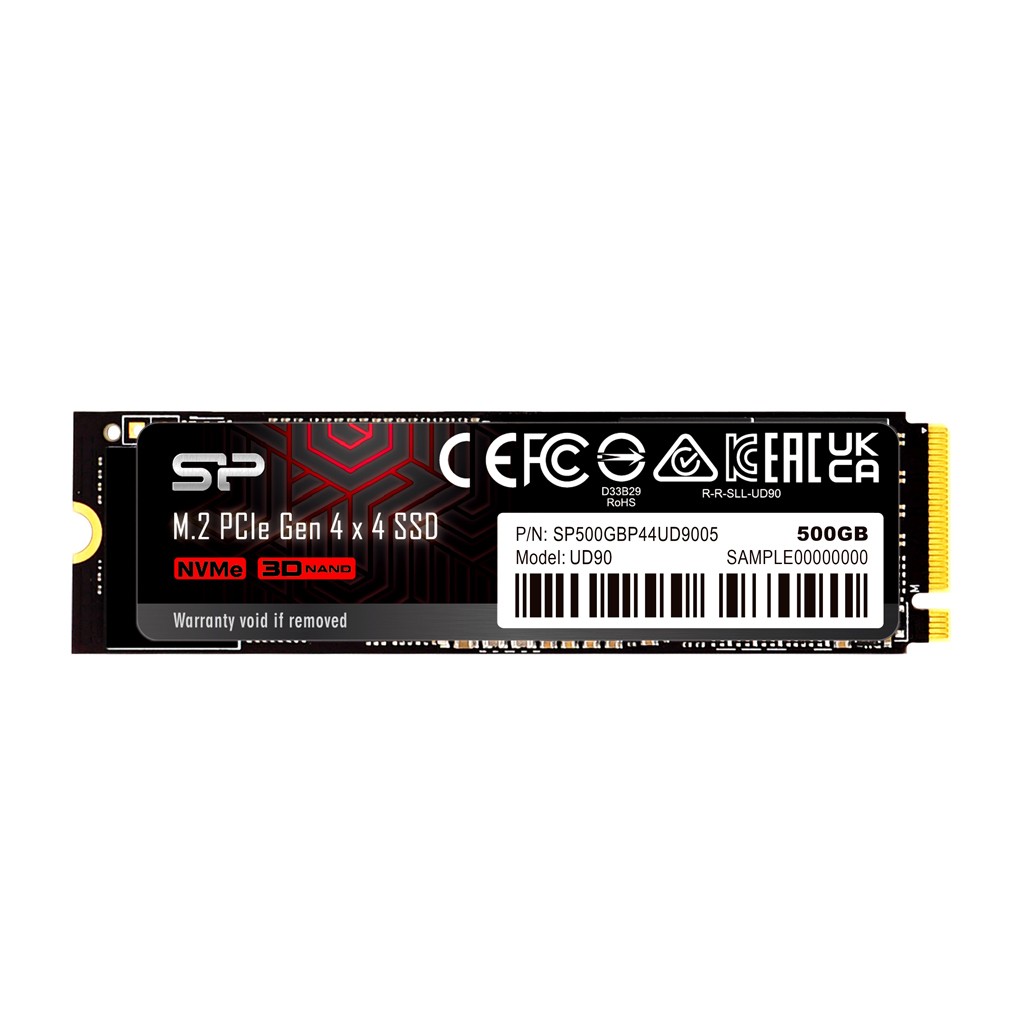 Silicon Power SSD 500GB M.2 PCIe Gen 4x4 NVMe UD90 3D Nand