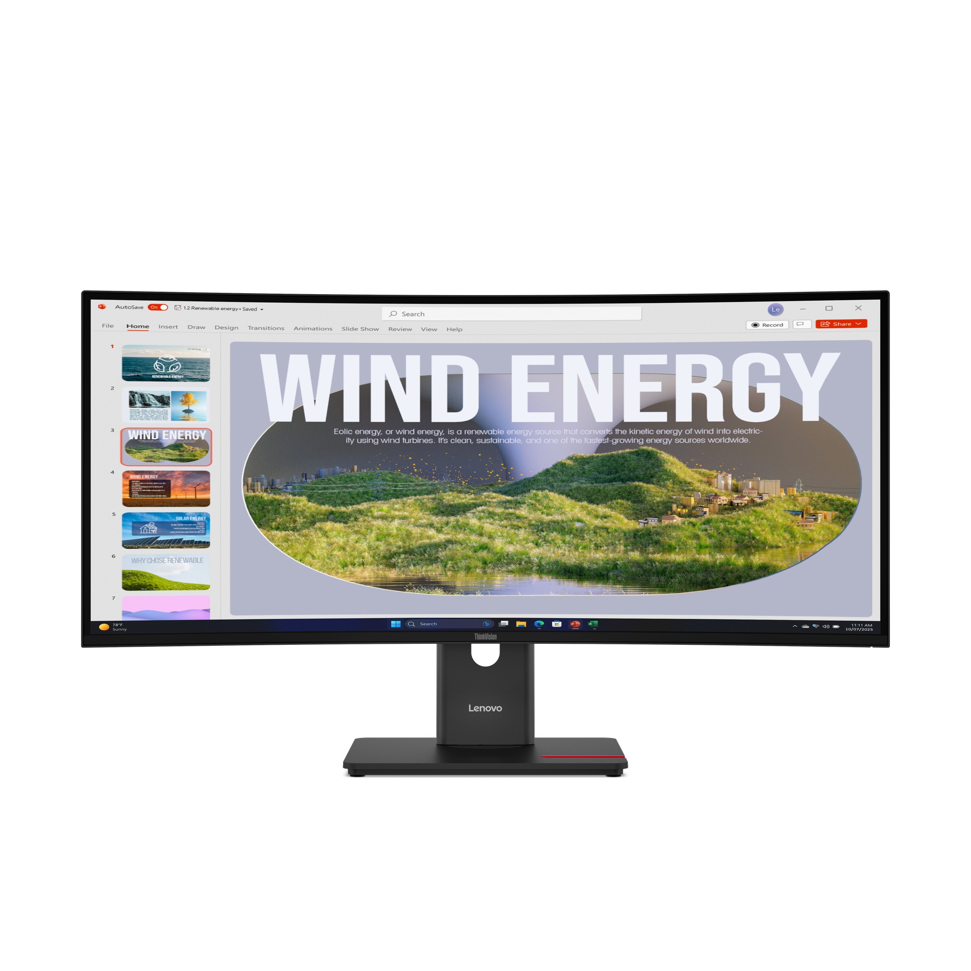 Lenovo ThinkVision T34WD-40 Monitor - Lenovo ThinkVision T34WD-40