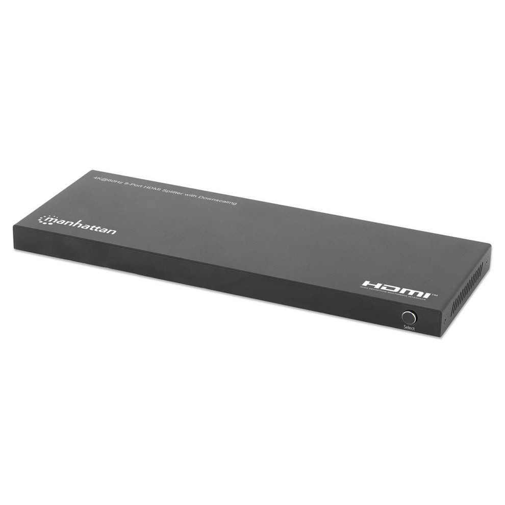 Manhattan 4K@60Hz 8-Port HDMI Splitter with Downscaling, Splits One