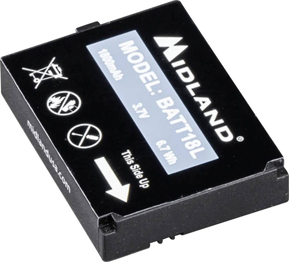 Midland spare rechargeable battery Akkupack 1800 mAh for BR 180