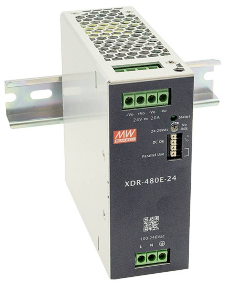 MEAN WELL MW XDR-480E-24 Hutschienen-Netzteil (DIN-Rail) 24V 20A 480W