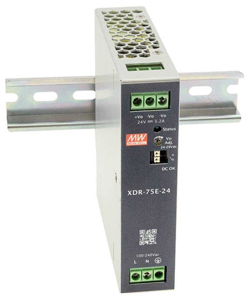 MEAN WELL MW XDR-75E-12 Hutschienen-Netzteil (DIN-Rail) 12V 6.3A 75.