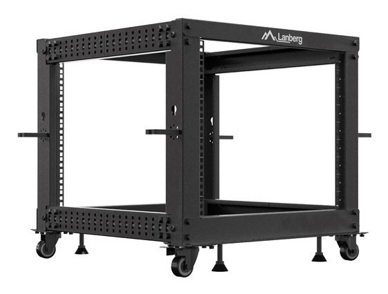 Lanberg OR01-6109-B rack cabinet 9U Freestanding rack Black - Lanberg