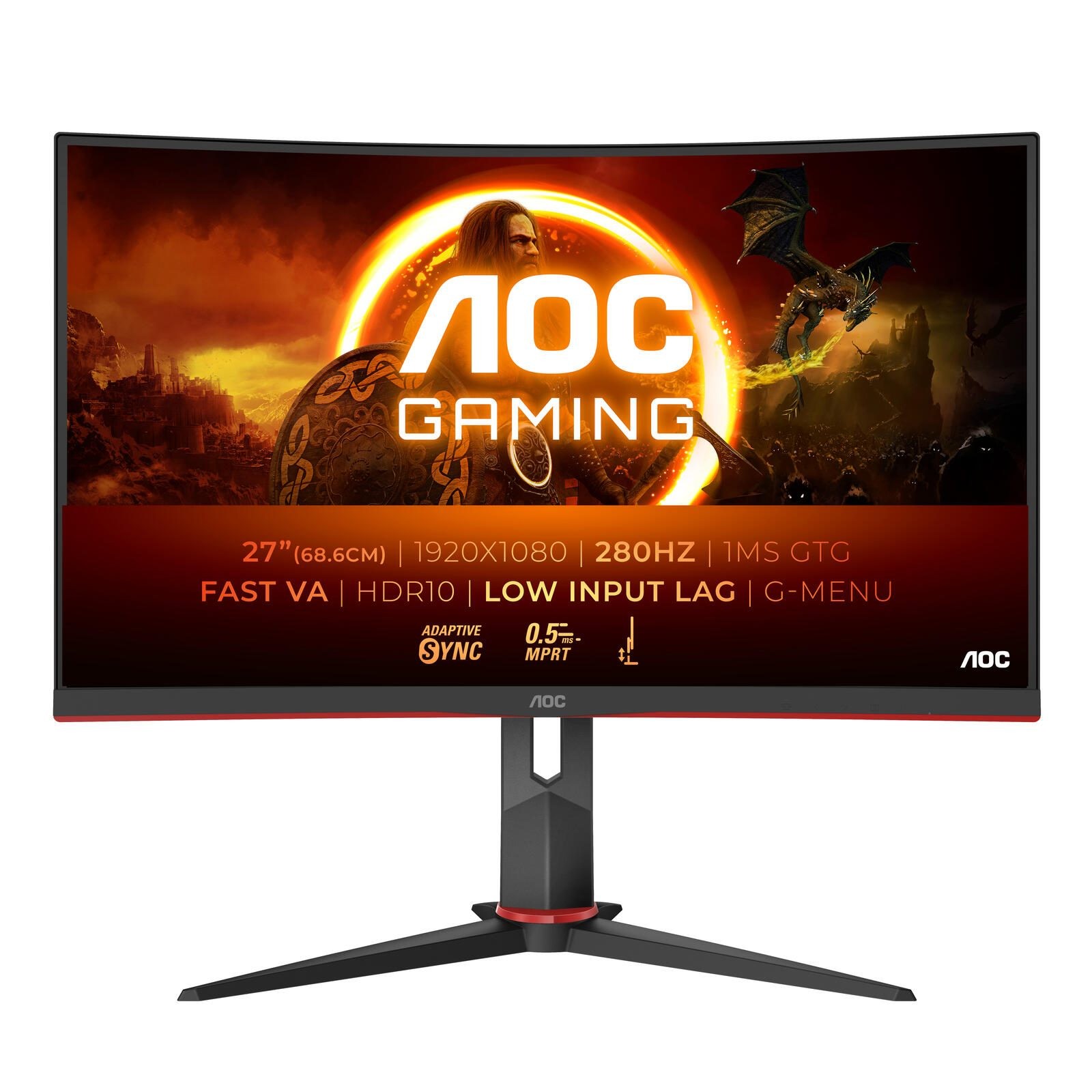 AOC G2 C27G2Z3/BK computer monitor 68.6 cm (27") 1920 x 1080 pixels