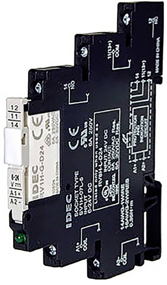 Idec RV8H Series Industrierelais Nennspannung: 24 V/DC Schaltstrom (
