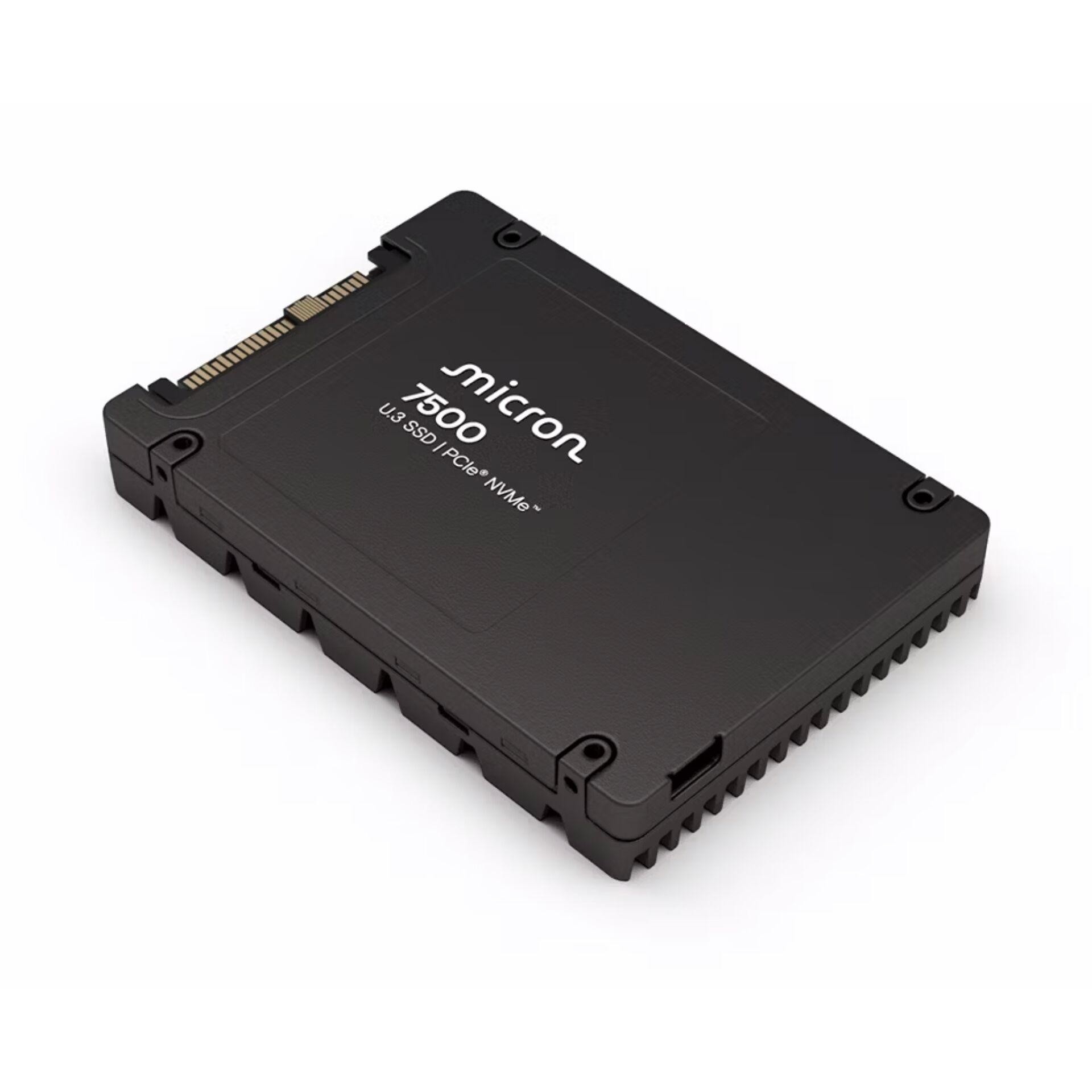Micron 7500 PRO 3.84 TB U.3 PCI Express 4.0 NVMe 3D TLC NAND - Micron