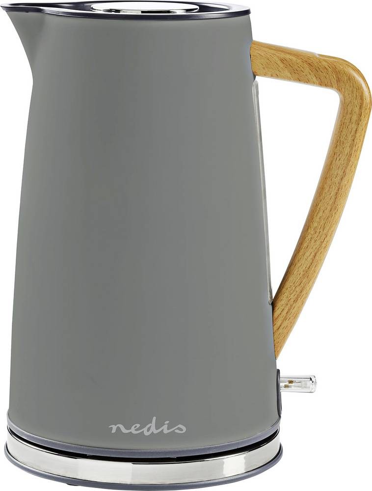 Nedis KAWK510EGY electric kettle 1.7 L 2200 W Grey - Nedis KAWK510EGY,