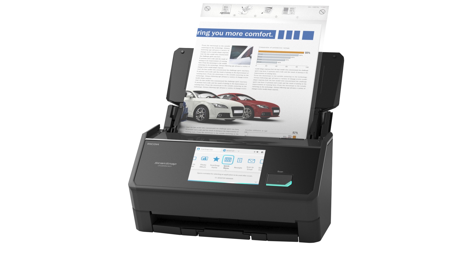 Sotel | Ricoh ScanSnap IX2500 ADF scanner 600 x 600 DPI A4 Black