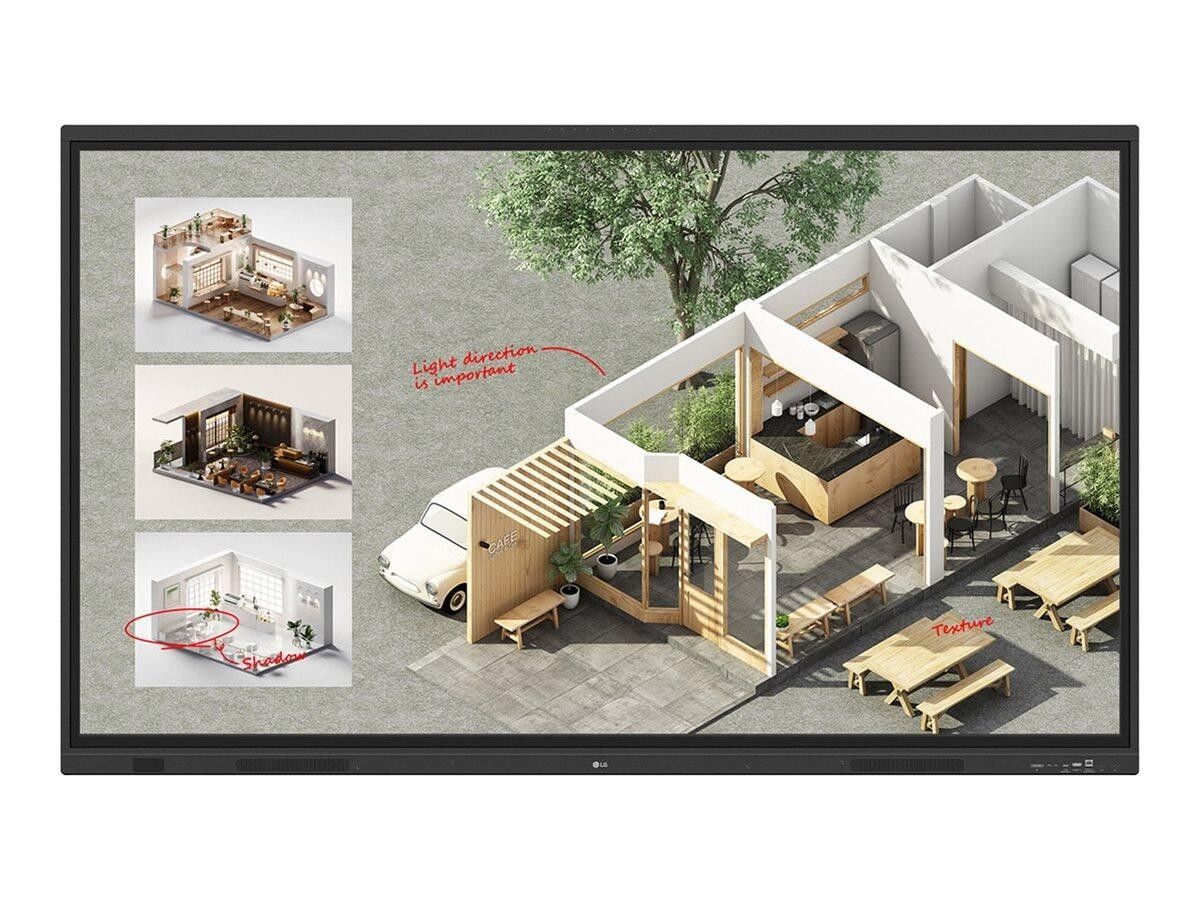 LG CreateBoard Standard tableau blanc interactif 190,5 cm (75") 3840