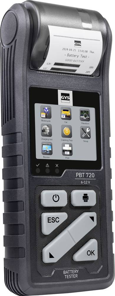 GYS BATTERIETESTER PBT720 - START/STOP Kfz-Batterietester 26cm x 10.