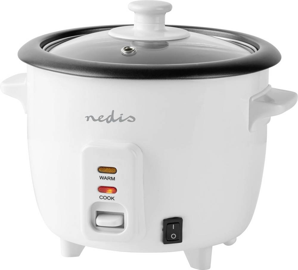 Nedis KARC06WT arrocera 0,6 L 300 W Blanco - Nedis KARC06WT, Blanco,