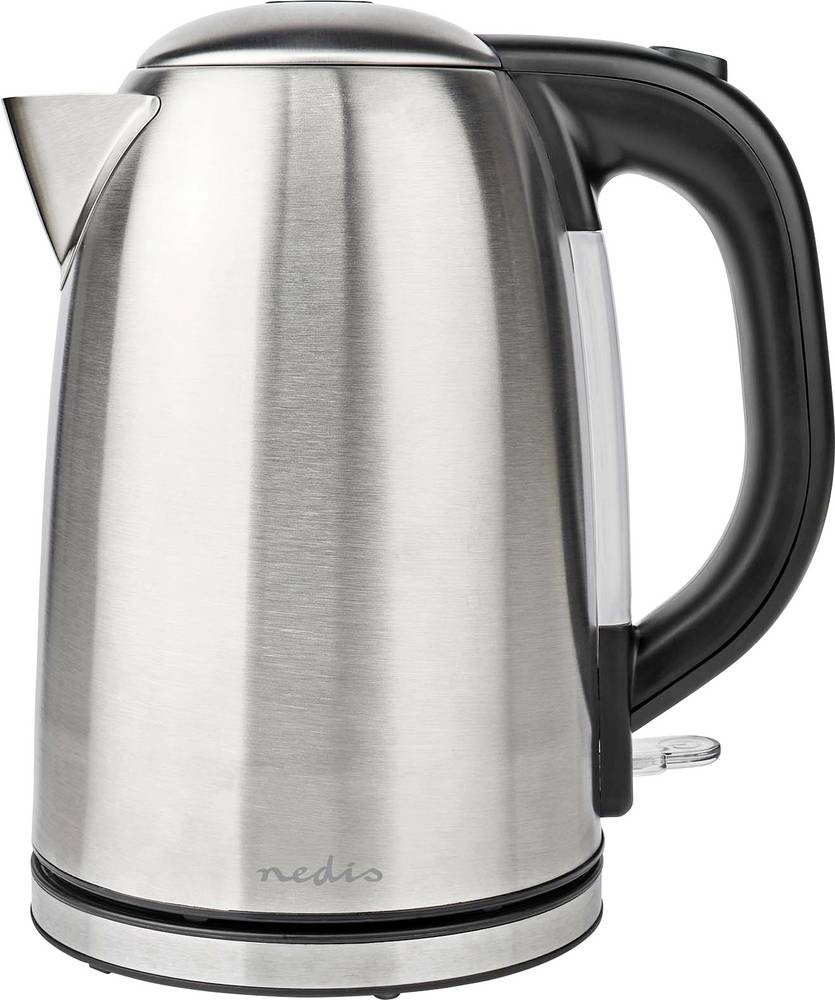 Nedis KAWK350EAL tetera eléctrica 1,7 L 2200 W Negro, Plata - Nedis