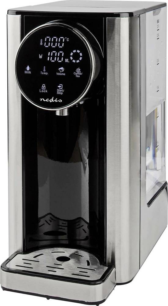 Nedis KAWD310FBK Heißwasserspender Überhitzungsschutz Aluminium,