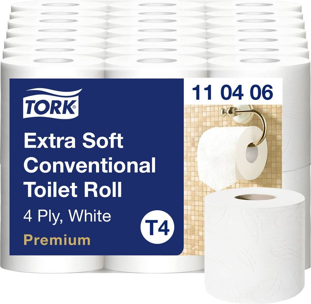 TORK Toilettenpapier T4-System Kleinrollen Toilettenpapier 4-lag T4